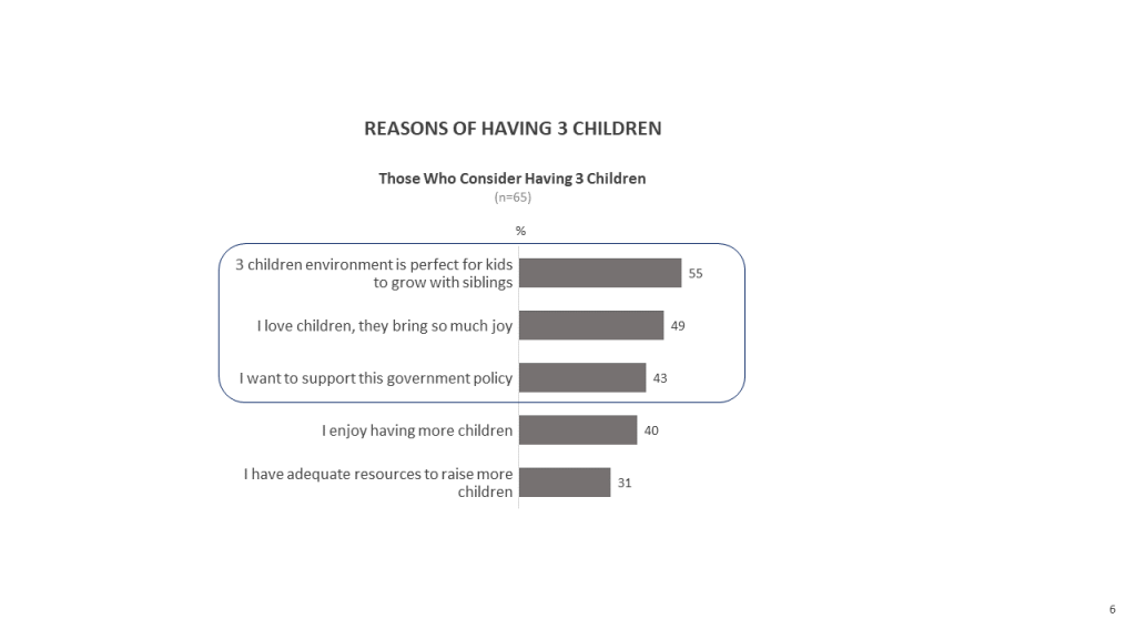 China: Reasons for Wanting to Have Three Children