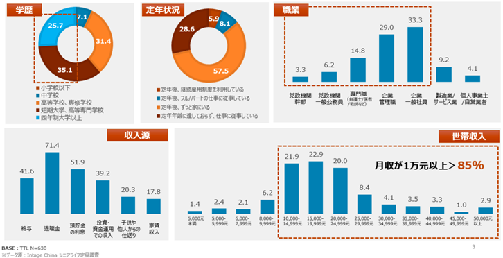 Strong economic foundation (Chinese seniors)