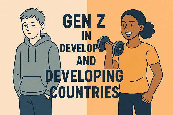 Gen Z in developed and developing countries