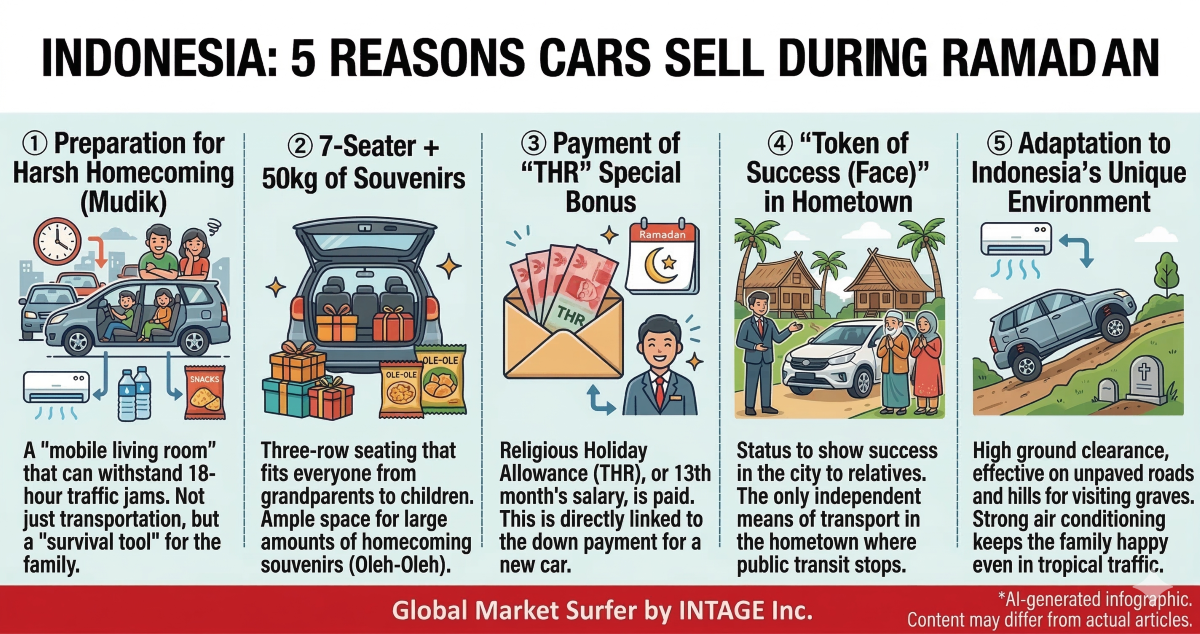 Reason cars sell during Ramadan in Indonesia