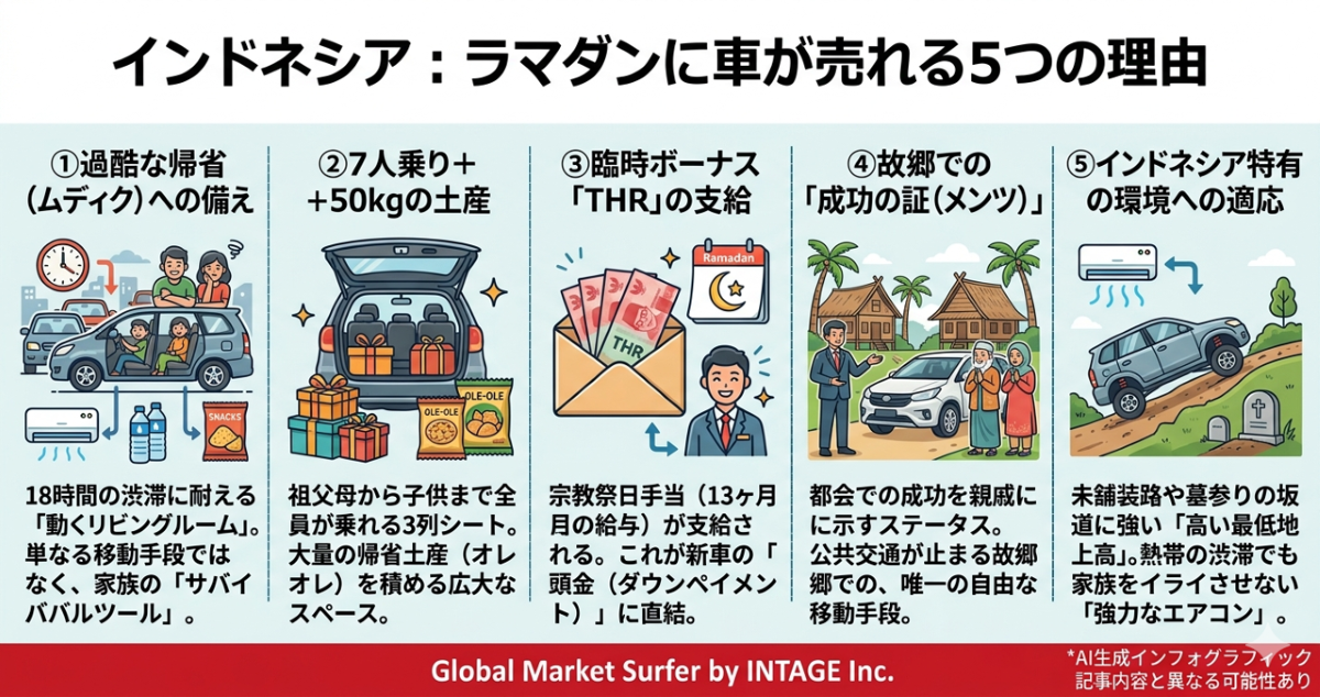 インドネシアでラマダンに車が売れる理由